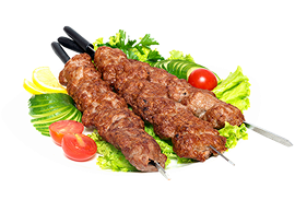 Barbecue shish kebab skewer