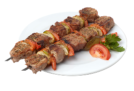 Vegetable shish kebab