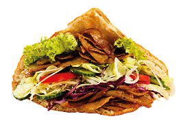 Doner kebab in lavash